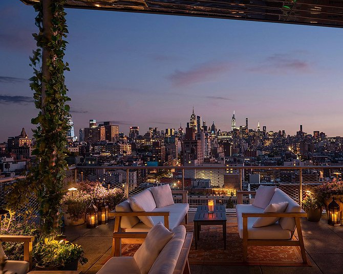 Public Hotel New York Rooftop Terrace
