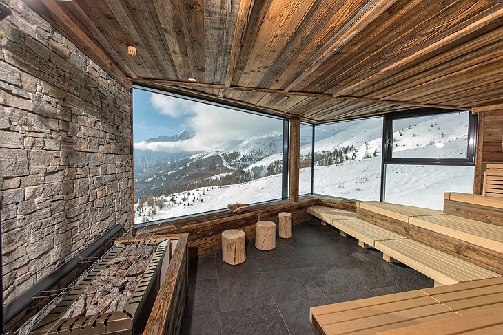 Schöne Aussicht Beautiful Alpine View Sauna
