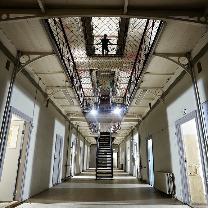 Sleepin Faengslet Old Jail Corridor
