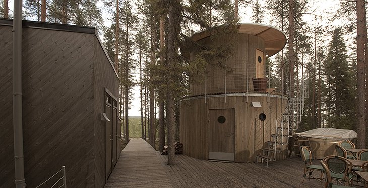 Treehotel Good Old Fashioned Swedish Sauna in the Wilderness