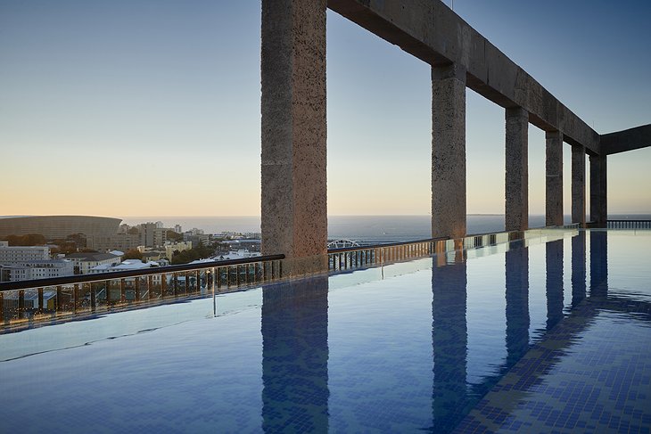 The Silo Hotel rooftop pool