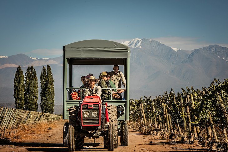 Cavas Wine Lodge Tractor Tour