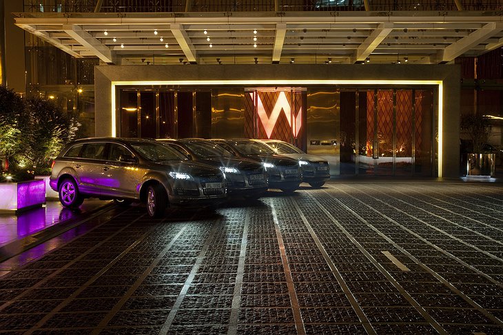 W Hotel Hong Kong Audi Q7 fleet