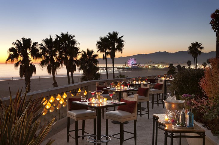 Casa Del Mar Hotel Terrace Evening View Of The Ocean