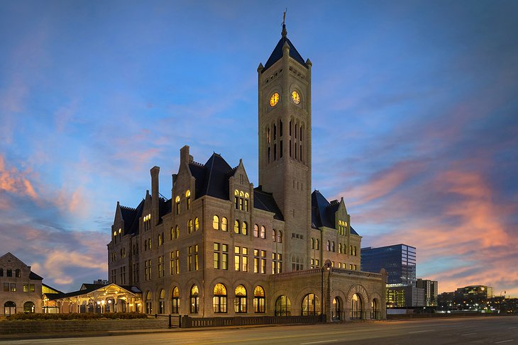 The Union Station Nashville Yards Hotel Building Exterior