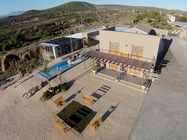 Mount Noah Lodge from the air