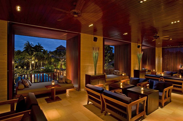 Conrad Bali suites lounge