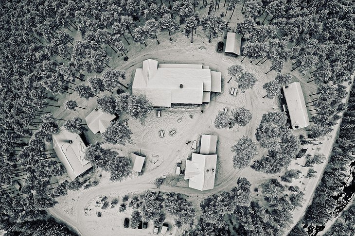 Herangtunet Hotel from above