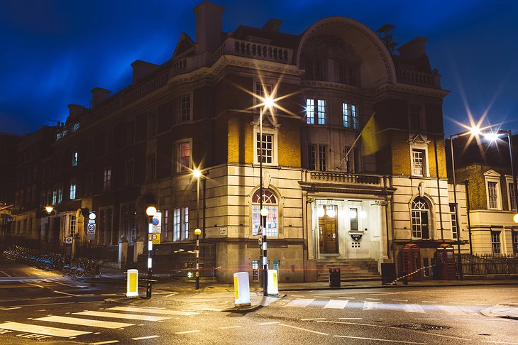 Clink78 Hostel building at night