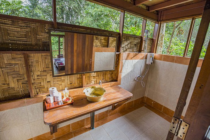 Our Jungle House Resort Treehouse Bathroom