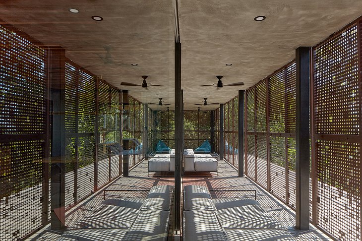 The Atelier Villa Meshed Metal Walls