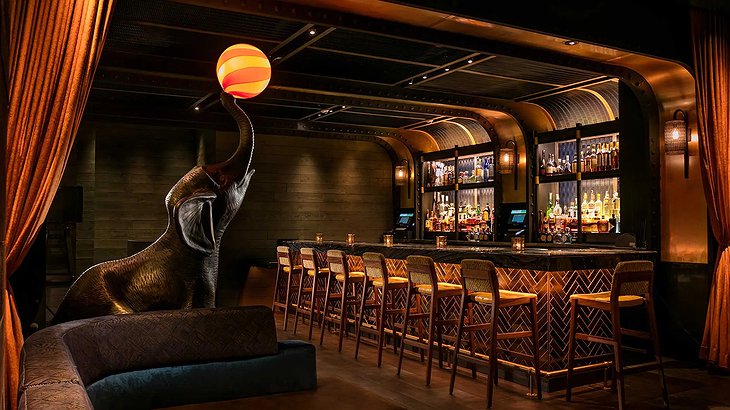 Moxy Times Square Hotel Elephant Lounge