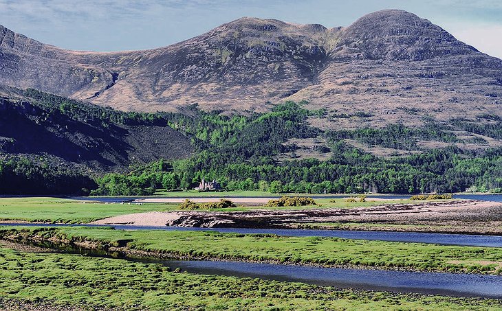 The Torridon Hotel in the wilderness of Scotland