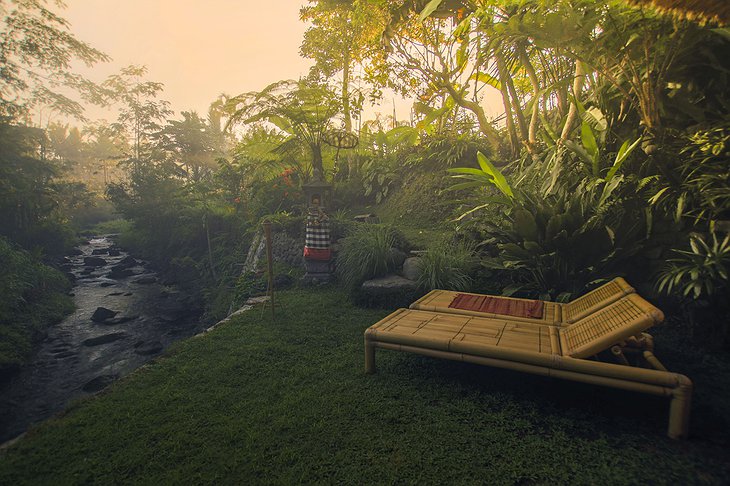 Hideout Bali bamboo house sun deck