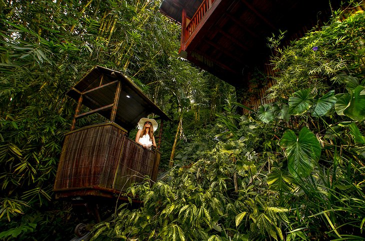 Nandini Jungle Resort Wooden Funicular