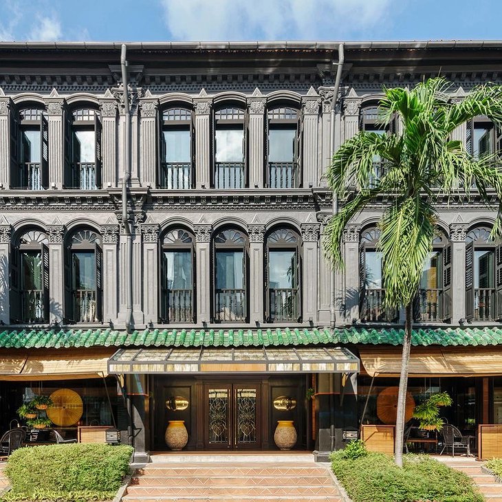 Duxton Reserve Singapore Hotel Building Gray & Black Facade