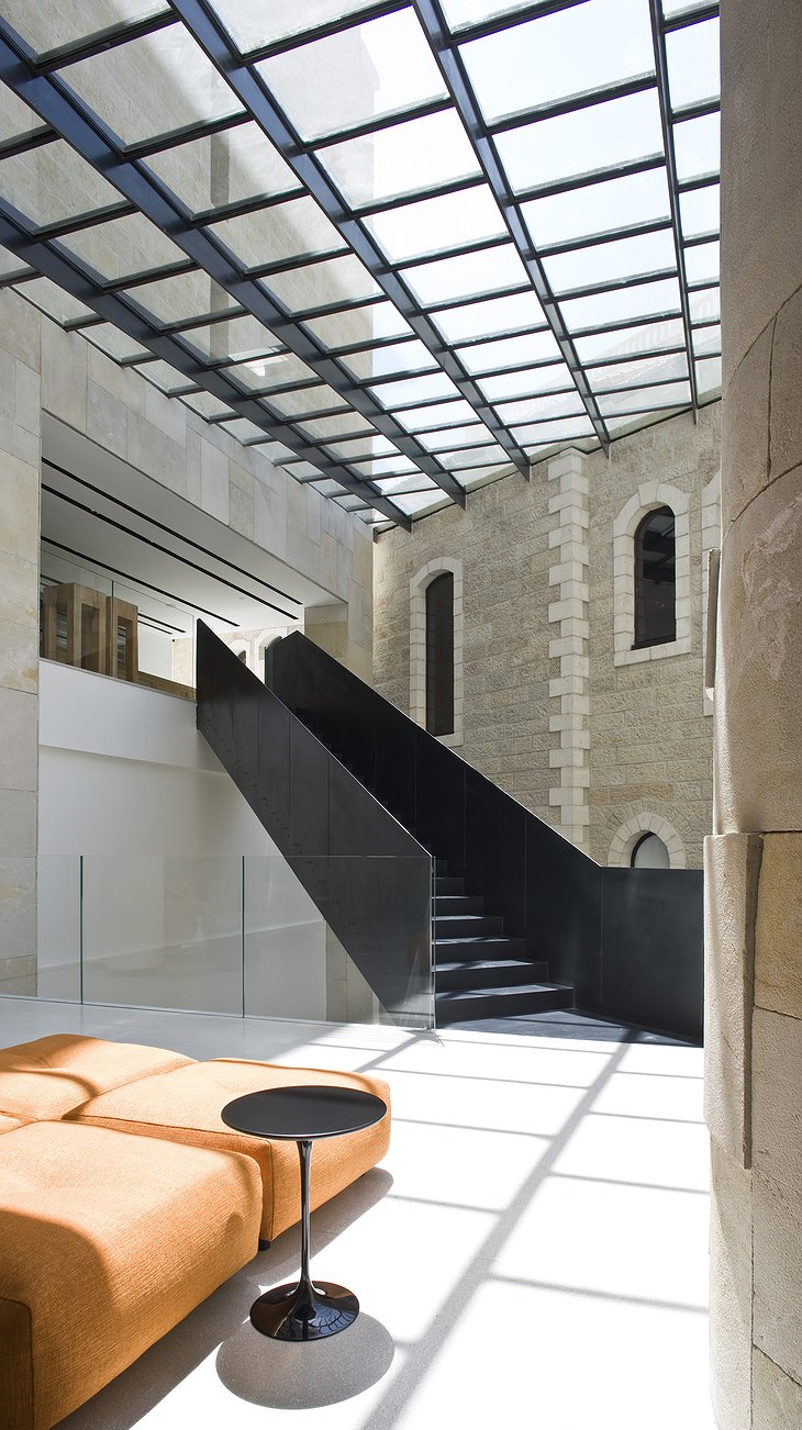 Mamilla Hotel Jerusalem lobby