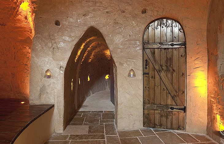 Columbarium cave door