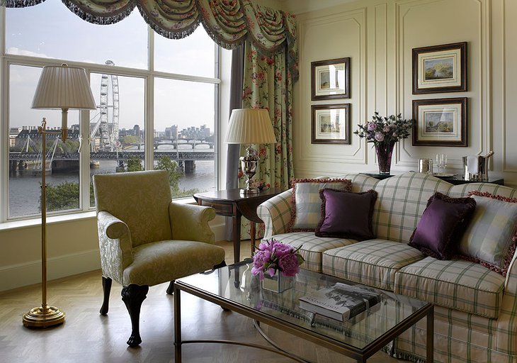 The Savoy hotel room