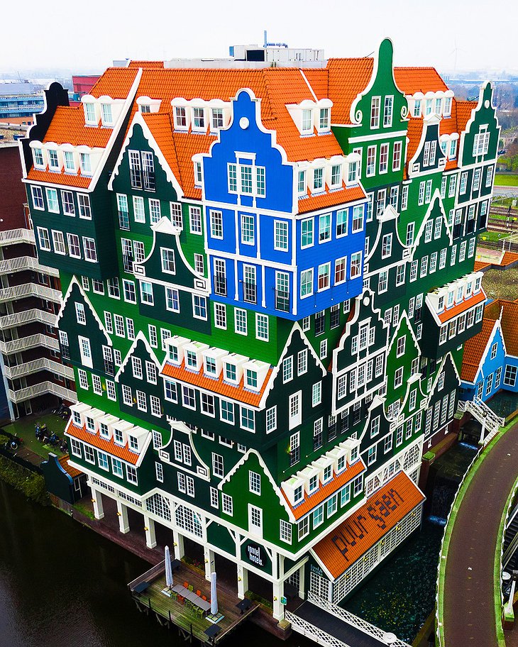 Inntel Hotels Amsterdam Zaandam Unique And Colorful Architecture