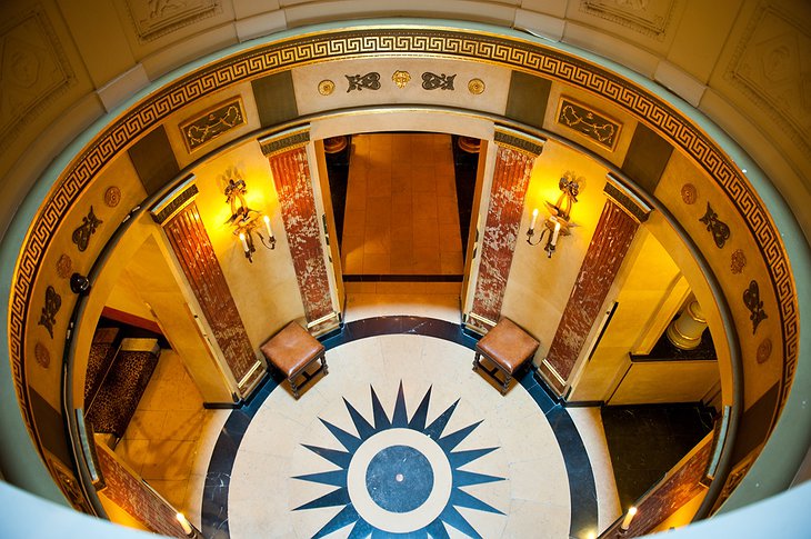 L'Hotel Paris Dome From Above