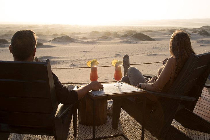 Shipwreck Lodge Desert View Deck And Drinks