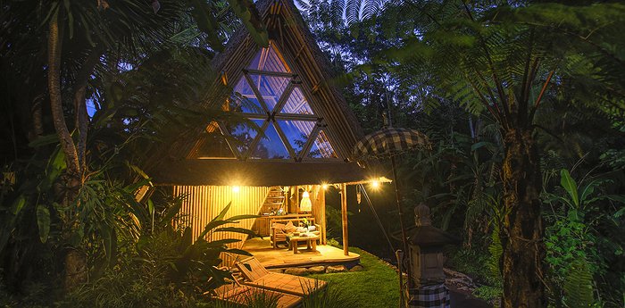 Hideout Bali - Cozy Off-Grid Bamboo Home