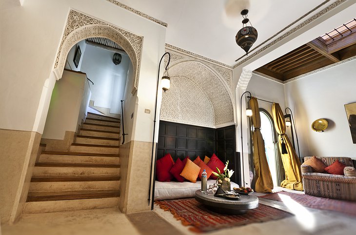 Riad Farnatchi suite 6 sitting room