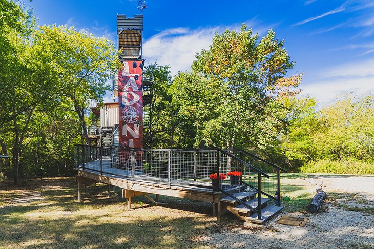 Air Castle container tower