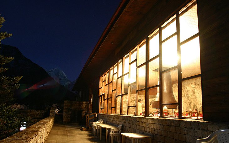 Hotel Everest View Terrace At Night