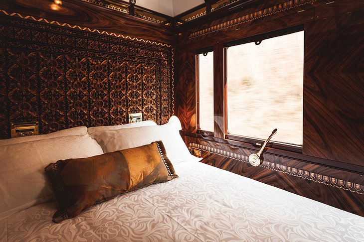 Venice Simplon-Orient Express Grand Suite Plush Bed