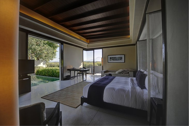 Mountain pool villa bedroom