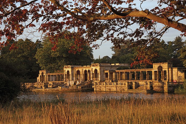 Hever Castle Loggia on the lake