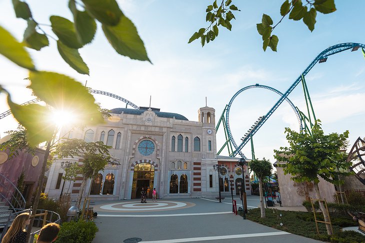The Land of Legends Theme Park Hyper Coaster