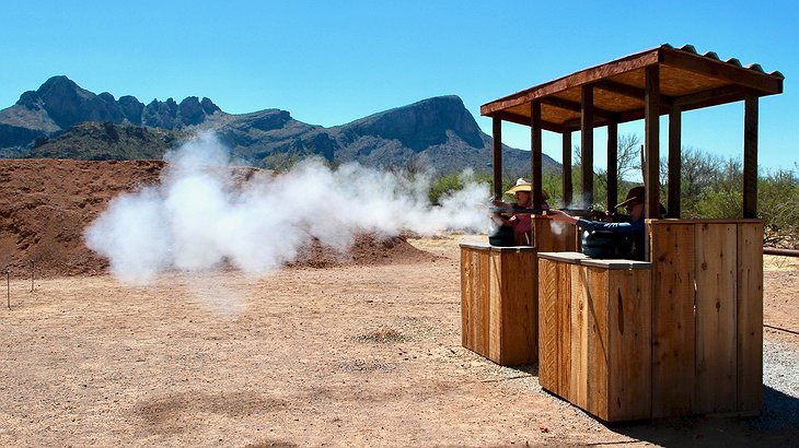 White Stallion Ranch Shooting Range Wild West-Style