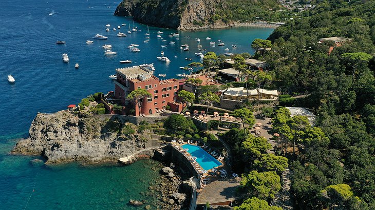 Mezzatorre Hotel Aerial