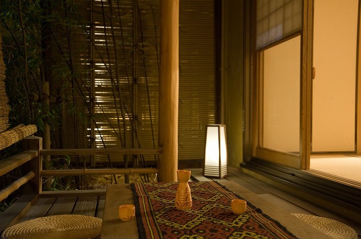 Nishiyama Onsen Keiunkan private balcony