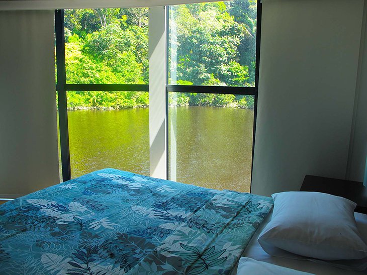 Amazon Jungle Palace window to the river