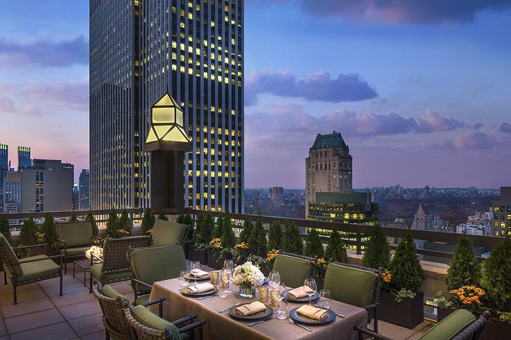 Fours Seasons Hotel New York Meals in the Sky
