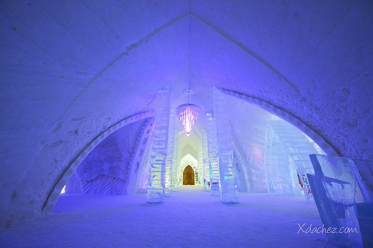 Exterior of ice chapel
