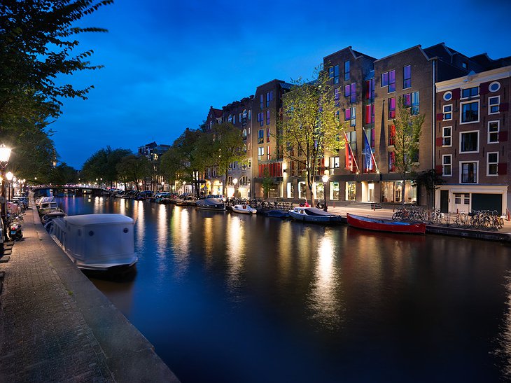 Andaz Amsterdam hotel at the canal