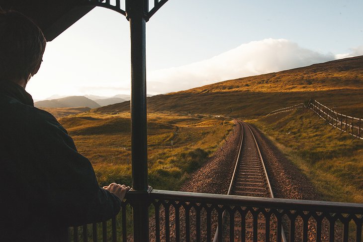 Belmond Royal Scotsman Panoramic View From The Back