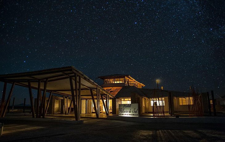 Palacio de Sal - Salt Hotel at night