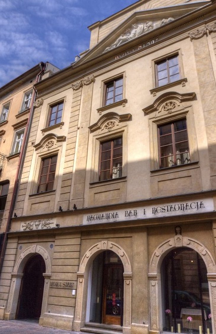 Hotel Stary building in the old town of Kraków