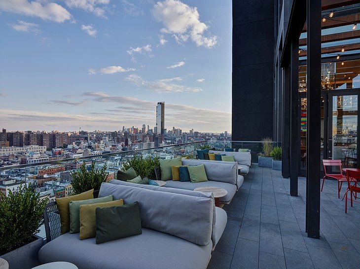 CitizenM New York Bowery Hotel CloudM Rooftop Terrace