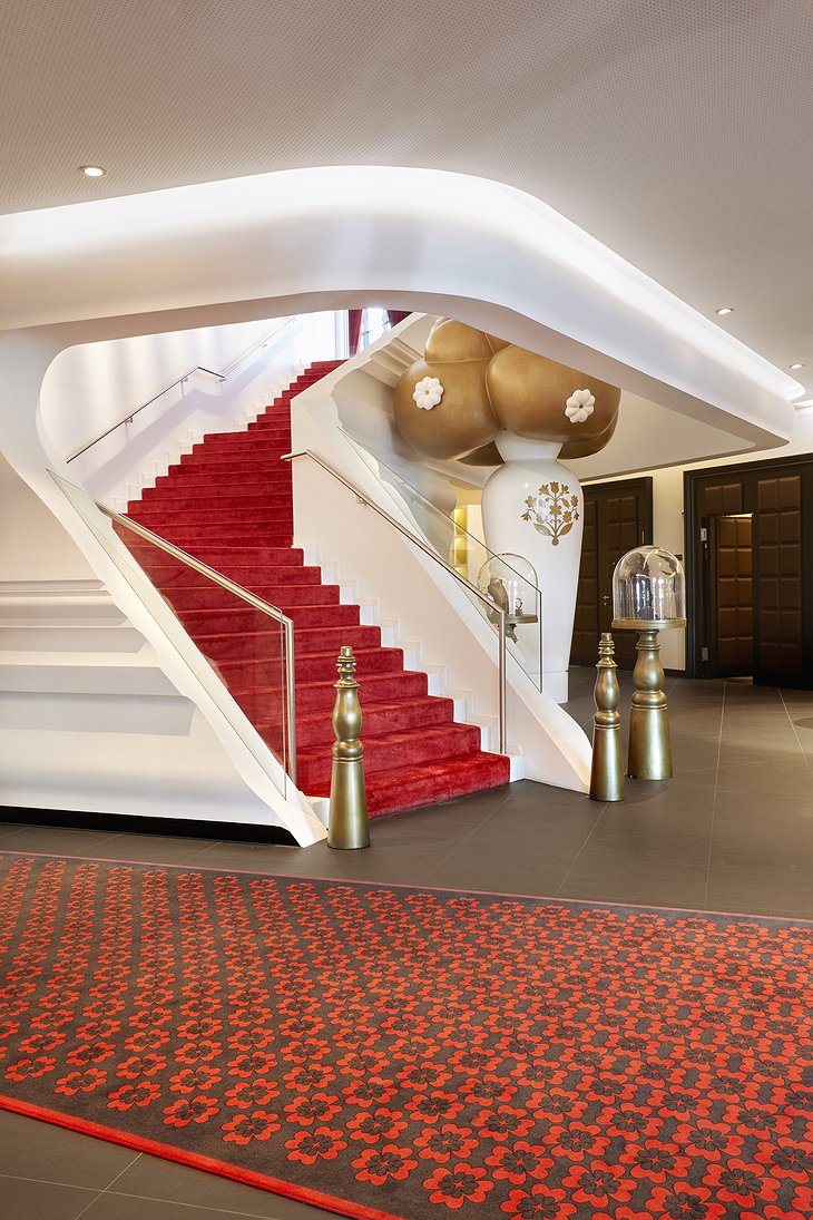 Kameha Grand Zurich Lobby Staircase