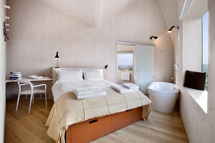 The Dune House bedroom