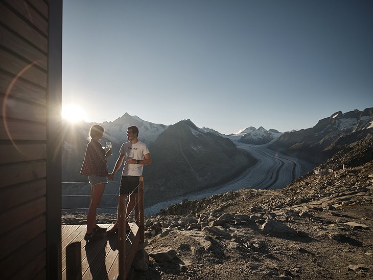 The Cube Aletsch Sunset Drink