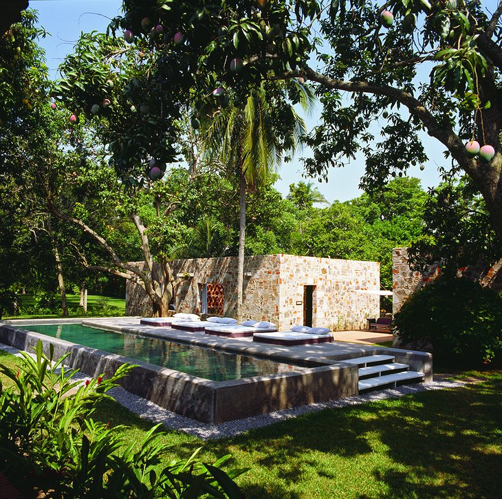 Maison Couturier swimming pool