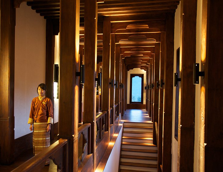 Gangtey Lodge Corridor